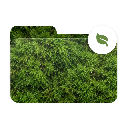 Ordnersymbol „Garten“, Stil KI-Foto