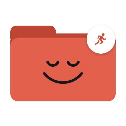 Ordnersymbol „Sport“, Stil Charakter
